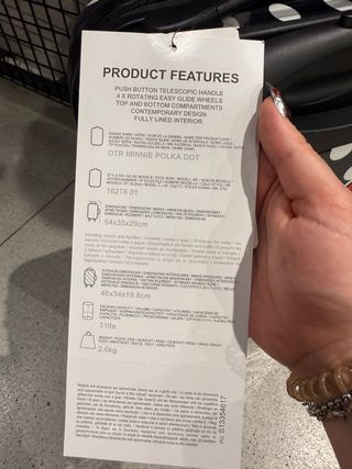 Maleta Infantil Minnie Mouse Lunares