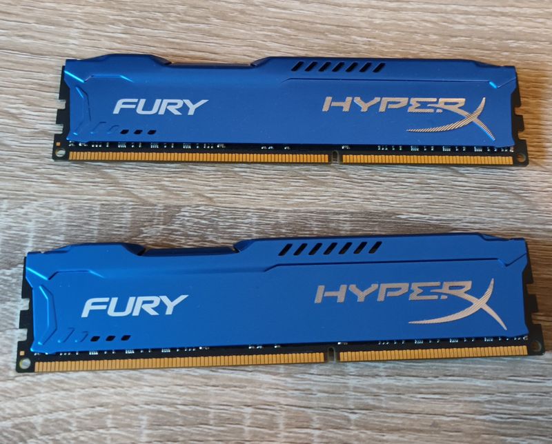 (16GB) 2x8GB Kingston HyperX Fury DDR3 RAM