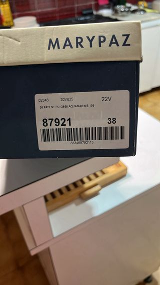 Tacones Mary Paz verde aguamarina