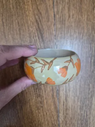 Pulsera madera pintada a mano