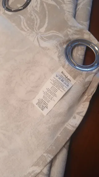 Barras y soportes cortina metal