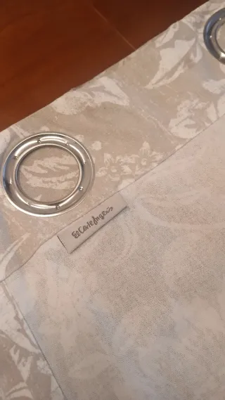 Barras y soportes cortina metal