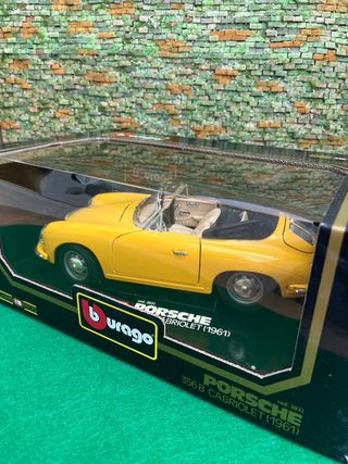 Porsche 356B Cabriolet (1961) – 1:18 – Bburago