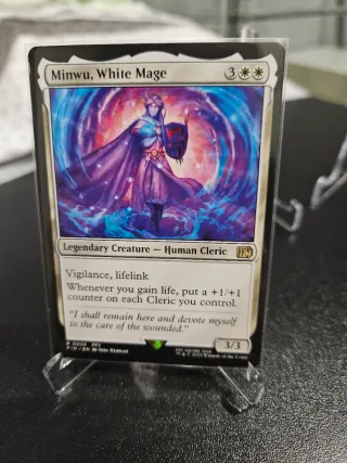 Minwu, White Mage - Magic The Gathering