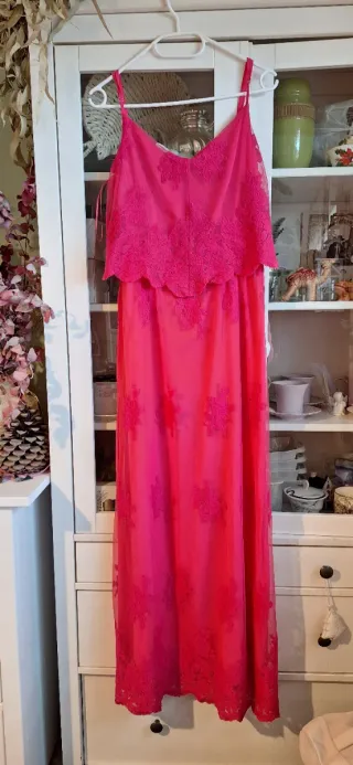 Vestido Naf Naf frambuesa