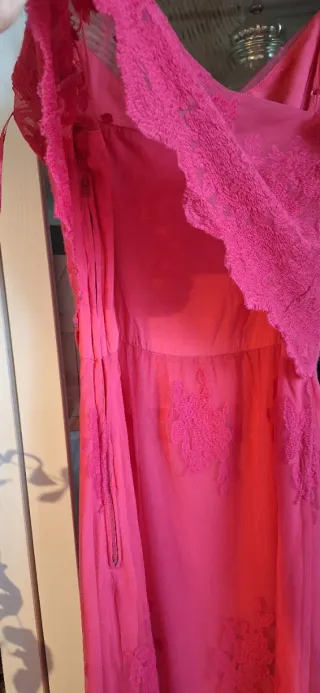 Vestido Naf Naf frambuesa