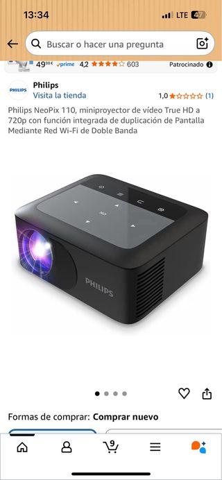 Proyector Philips NeoPix 110 Nuevo