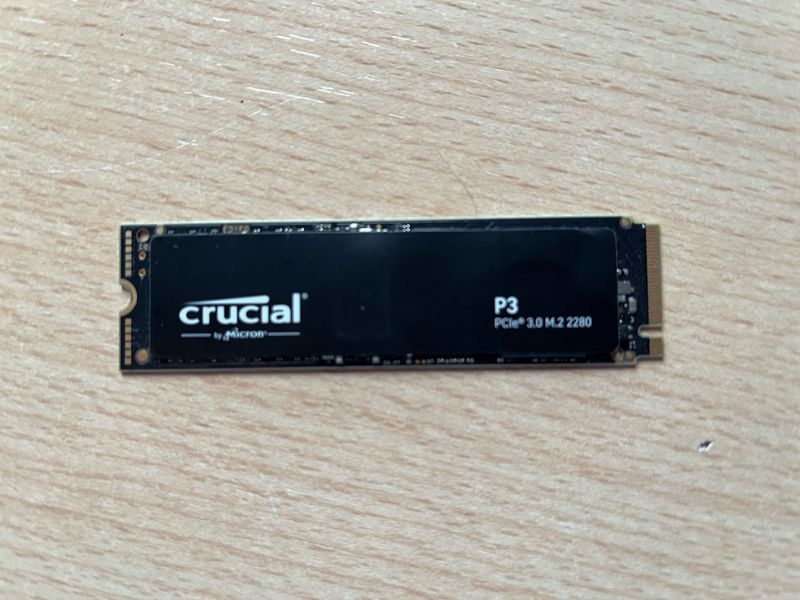 SSD Crucial P3 M.2 NVMe 1TB