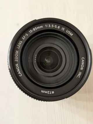 Objetivo Canon EFS 15-85mm IS USM