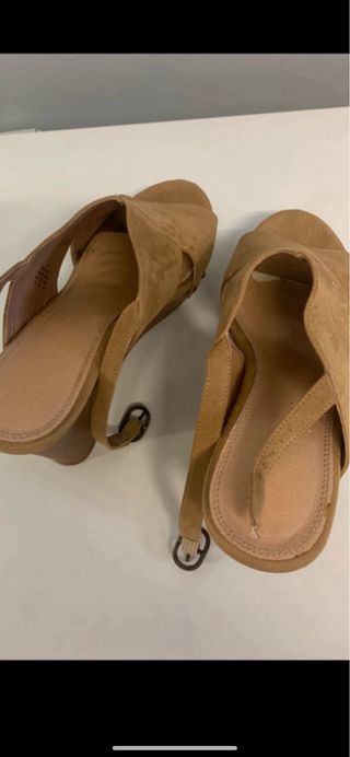 Sandalias Beige/Marrón