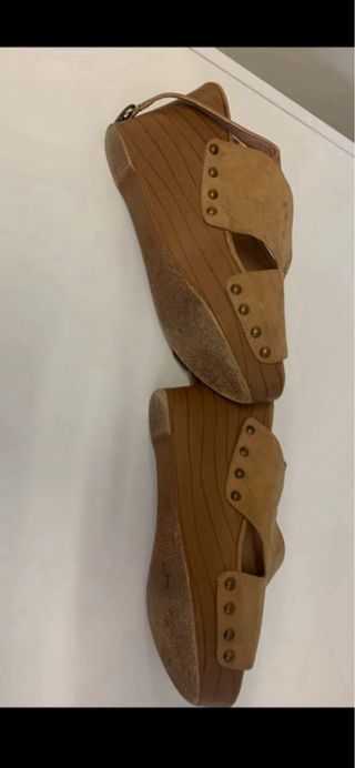 Sandalias Beige/Marrón