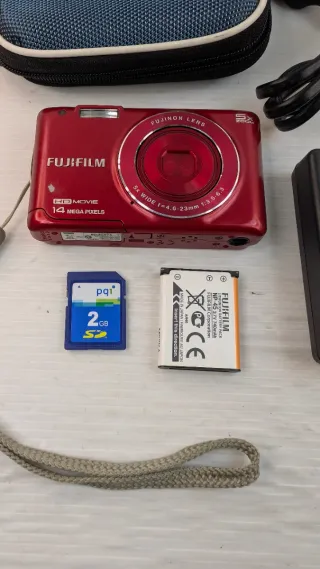 Fujifilm Finepix JX600 Cámara Digital Roja