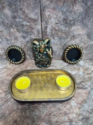 Conjunto decorativo Capricornio