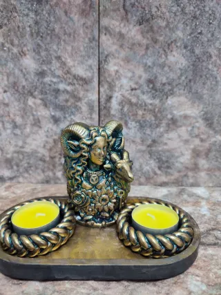 Conjunto decorativo Capricornio