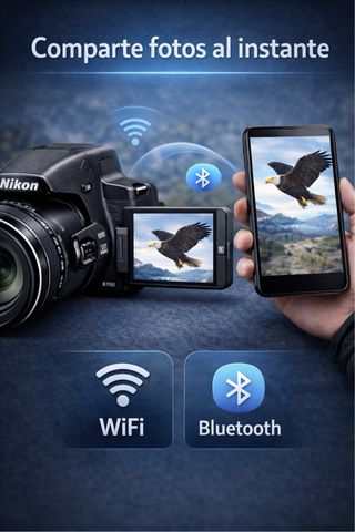 Nikon Coolpix B700 Cámara Digital 20MP Zoom 60x 4K