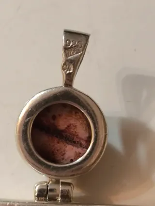 Colgante Plata 925 y Coral Natural