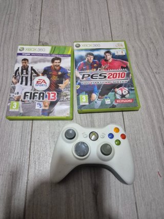 Xbox 360 Fat 20GB + cavi, 1 controller e 2 giochi