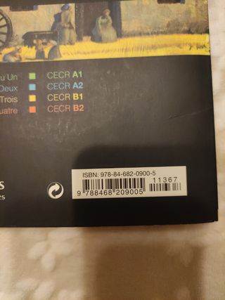 Libro Les misérables, en francés