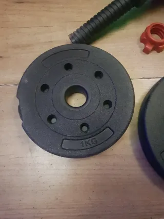 Juego de pesas ajustables