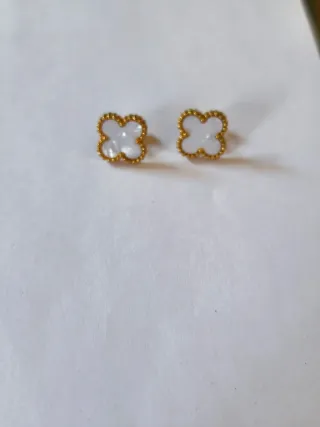 Conjunto Collar Pendientes y pulsera de Trébol