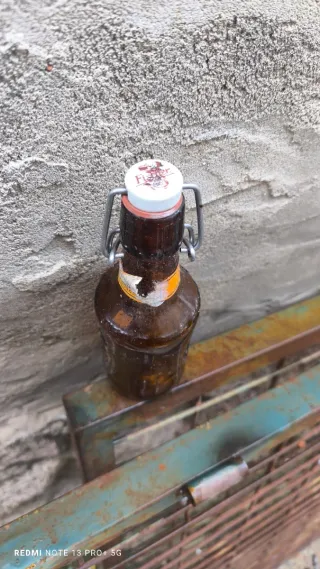 Botellín Cerveza Antiguo con Cierre