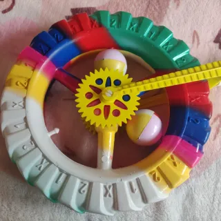 Rueda de empuje para niños multicolor