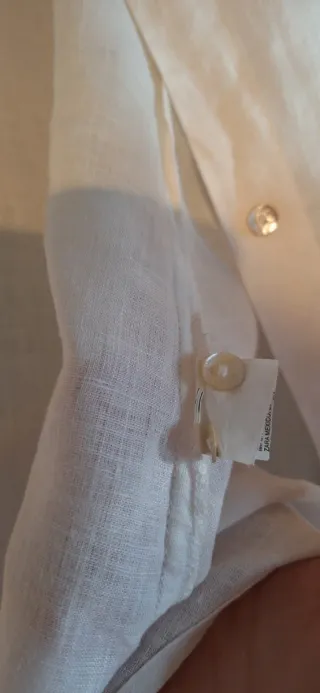 Camisa Lino Zara Woman Talla L