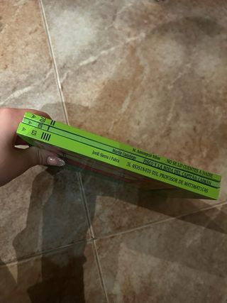 Pack 7 libros lectura juvenil