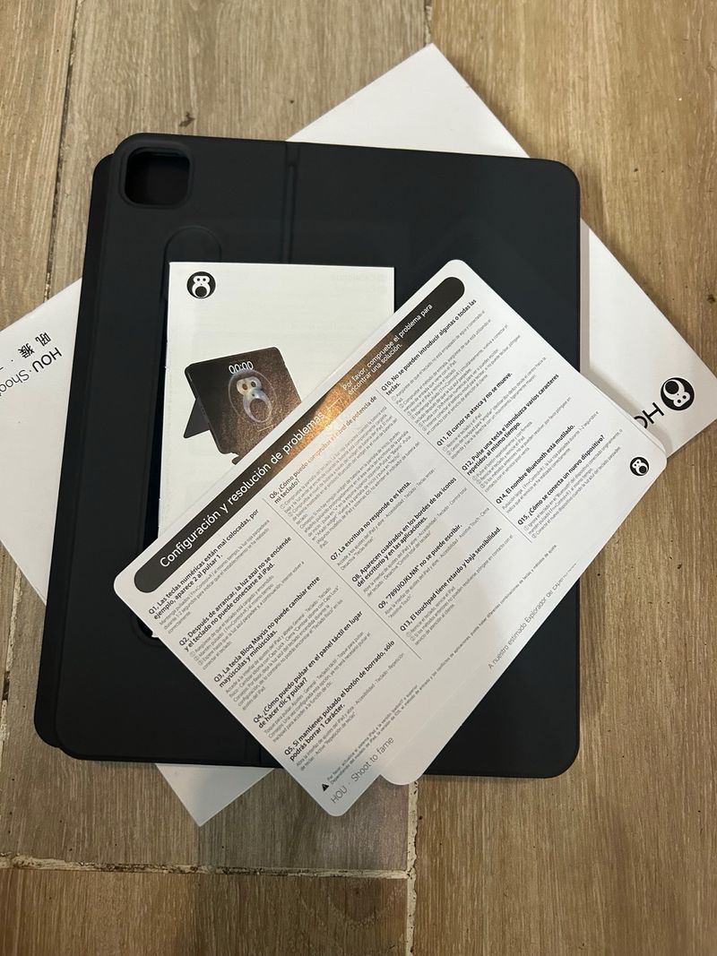 Teclado funda  HOU Giratorio iPad Air 13 (M3/M2) afbeelding 12