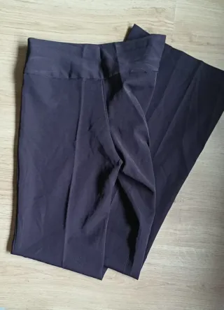 Pantalón de vestir campana marrón
