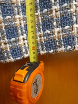 Abrigo cuadros mujer talla 54