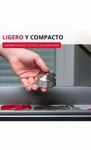 Taza de metal plegable para camping