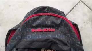 Zainetto Hello Kitty nero e rosa