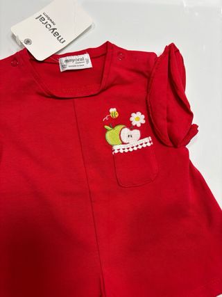 Body bebé niña Mayoral rojo