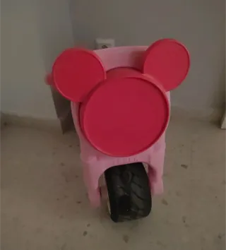 Moto correpasillos infantil rosa