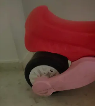 Moto correpasillos infantil rosa