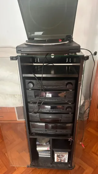 Equipo de música Kenwood negro