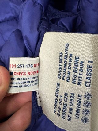 Piumino Moncler Donna Blu/Viola