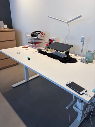 Escritorio Elevable Ikea Blanco