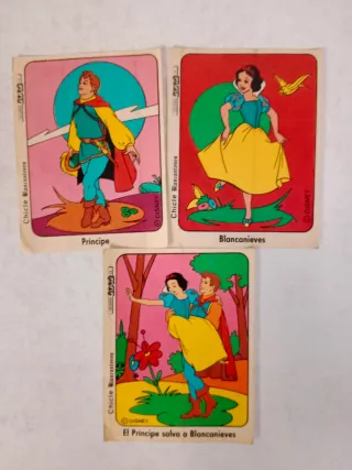 Cromos Chicle Blancanieves 2002 Disney