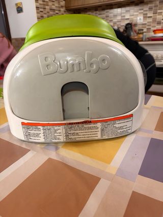 Trona Bumbo Verde y Blanca