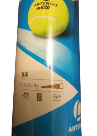Lote 4 pelotas tenis/pádel TB 920 Artengo precinto