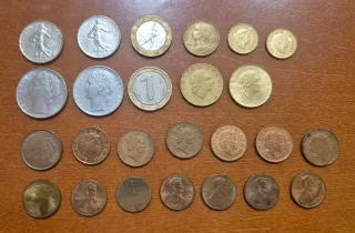 Lote de monedas variadas