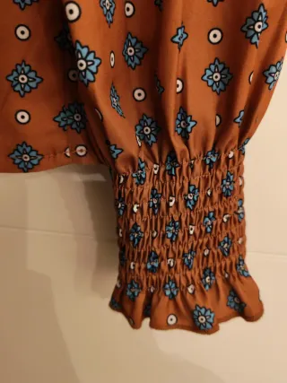 Camisa estampada manga larga