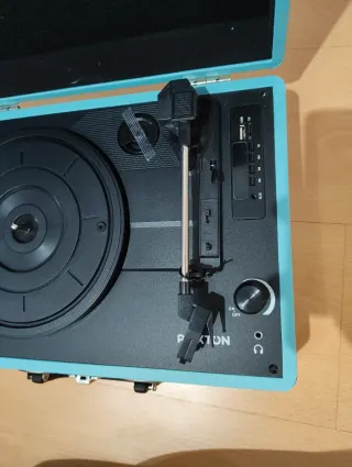 Tocadiscos Prixton VC400 Azul y Negro