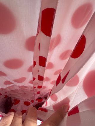 Traje Flamenca Lunares Rojo y Blanco