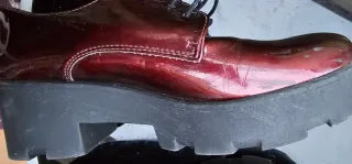 Zapatos charol granates Creeks talla 39