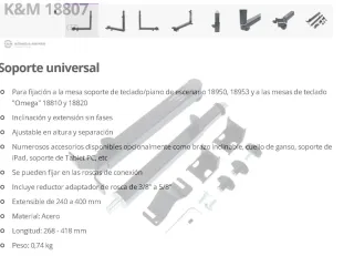 Brazo articulado K&M 18807