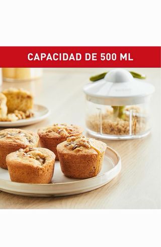 Picadora Manual Tefal 500ml 2 Cuchillas