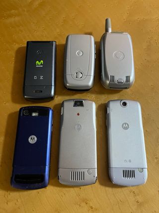 Lote 6 Móviles Motorola Vintage